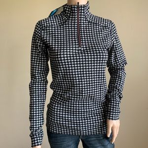 ‼️SOLD‼️NWT Smartwool Houndstooth Top